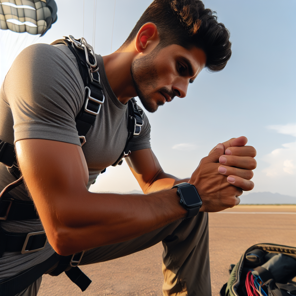 Die Vorbereitung auf den ersten Solosprung