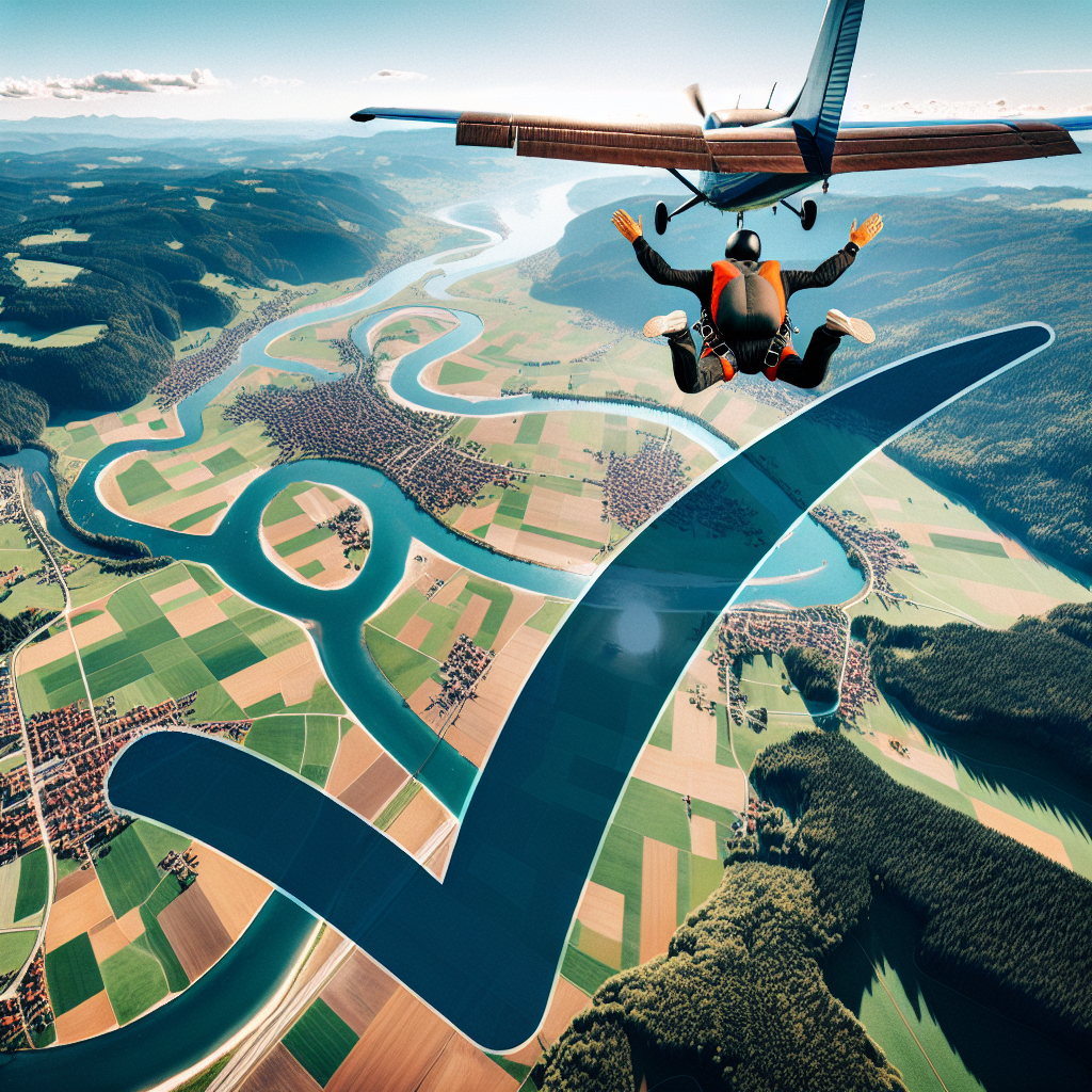 Fallschirm Tandemsprung Tannheim Baden-Württemberg ✓