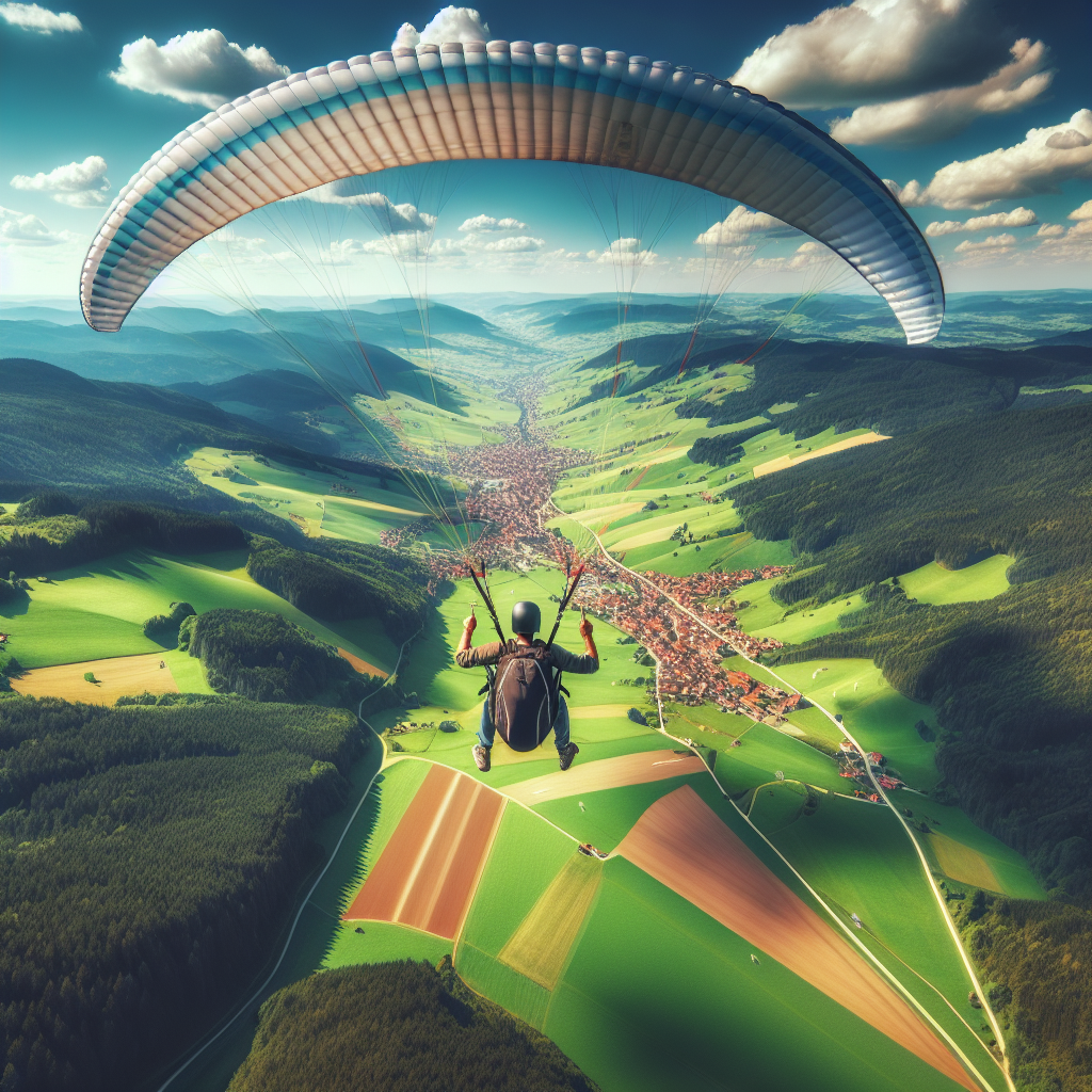 Gleitschirm Tandemflug Freudenstadt Baden-Württemberg ✓