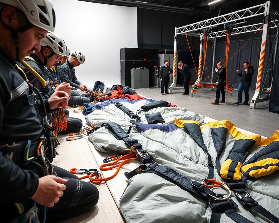 Sicherheitsprüfungen Extremsportausrüstung